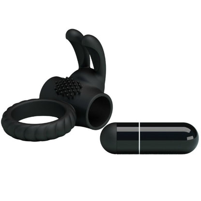 Pretty love eudora anillo vibrador con estimulador