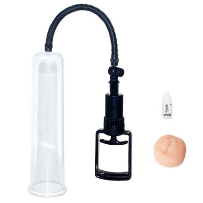Bomba de ereccion tirador  y boquilla vagina 25 cm
