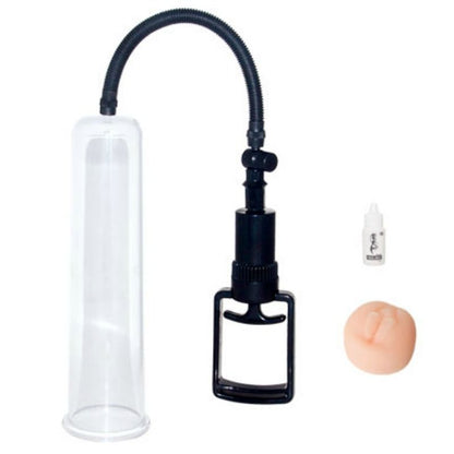Bomba de ereccion tirador  y boquilla vagina 25 cm