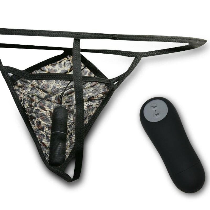 Tanga con bala vibradora y mando