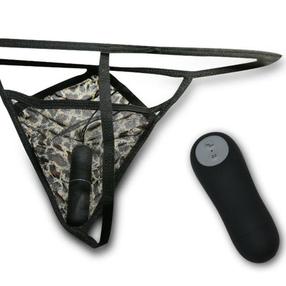 Tanga con bala vibradora y mando