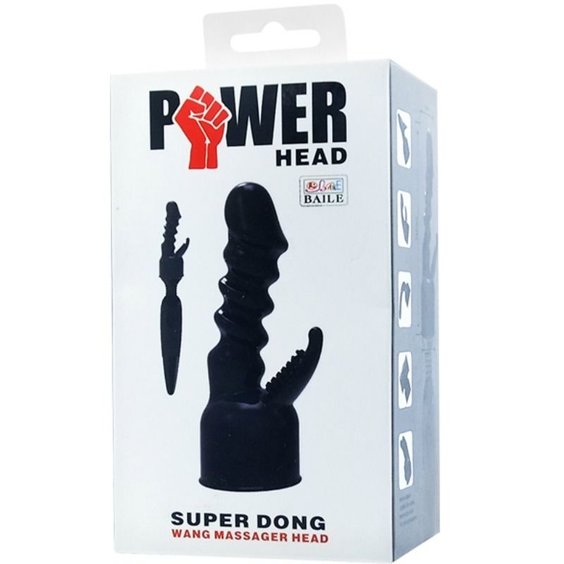 Wand massager - Accessorio Power head stimolazione interna e clitoride
