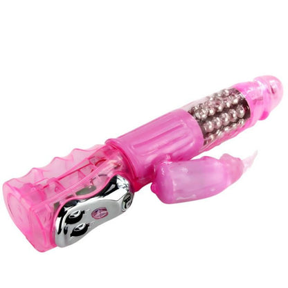 Vibratore Rabbit BAILE ROTATIONS con Rotazione Rosa Trasparente