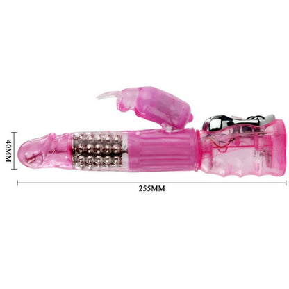 Vibratore Rabbit BAILE ROTATIONS con Rotazione Rosa Trasparente