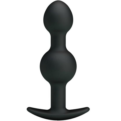Pretty love - bolas anales silicona estimulacion especial 10.3 cm - negro