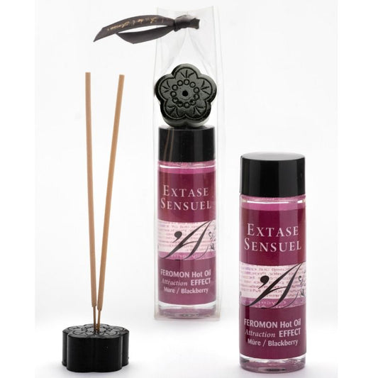 Extase sensuel feromon olio caldo effetto attrazione blakberry 100ml