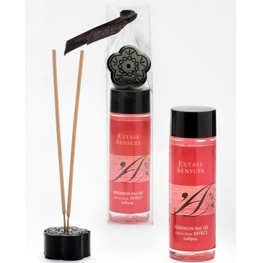 Extase sensuel feromon olio caldo effetto attrazione lecca 100ml