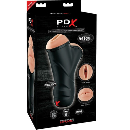 Masturbatore uomo vibrante a doppia penetrazione pdx elite