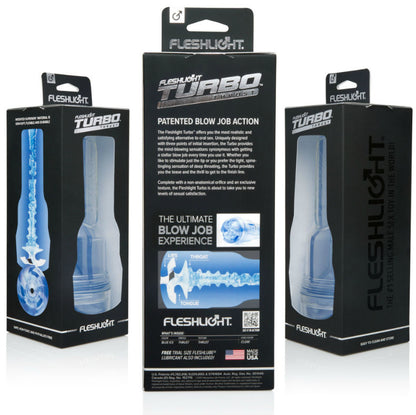 Masturbateur masculin Fleshlight TurboThrust Bleu Ice