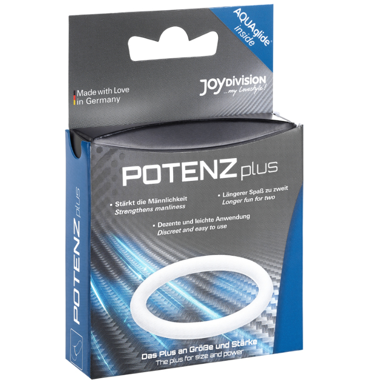 Potenz plus anello medio bianco
