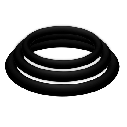 Potenzplus noir, lot de 3 (s, m, l)