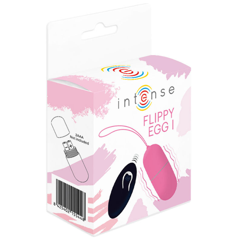 Flippy intenso i uovo vibrante con telecomando rosa