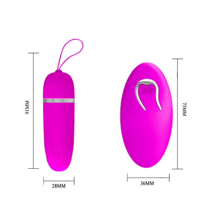 Huevo vibrador debby con mando pretty love