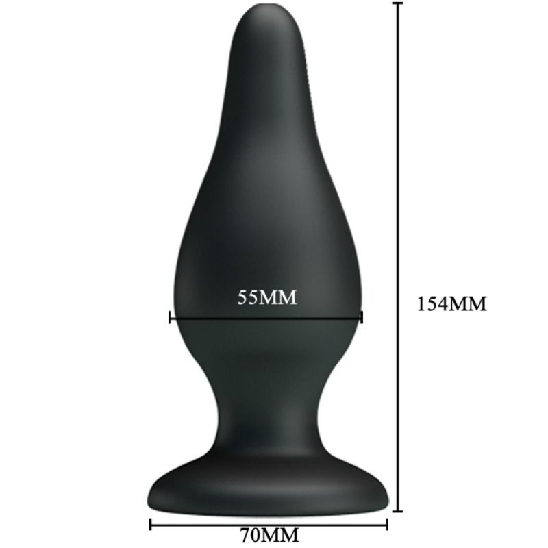 Pretty love  bottom - plug ergonomico silicona 15.4 cm