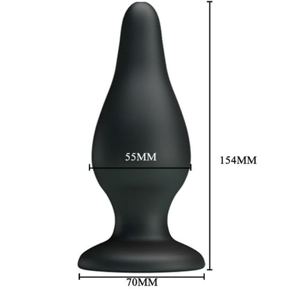 Pretty love  bottom - plug ergonomico silicona 15.4 cm