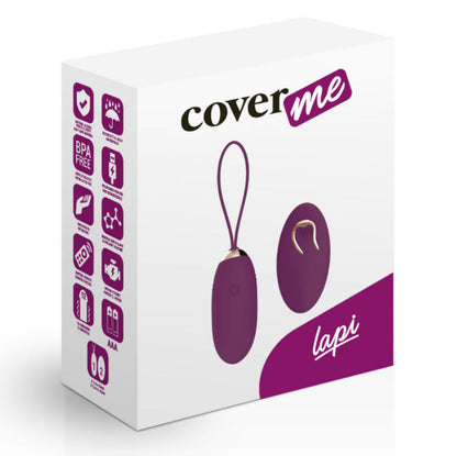 Ovetto vibrante Coverme Lapi con telecomando viola