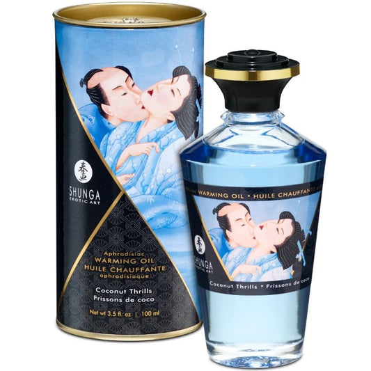 Shunga afrodisiaco olio riscaldante cocco 100 ml