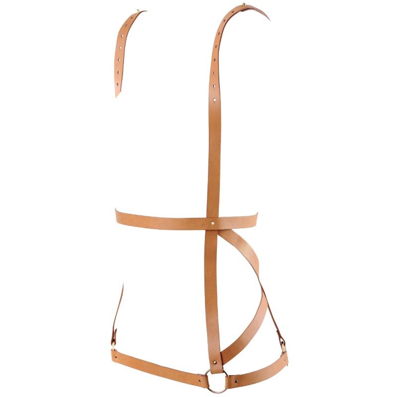 Imbracatura da vestito bijoux indiscrets maze arrow - marrone
