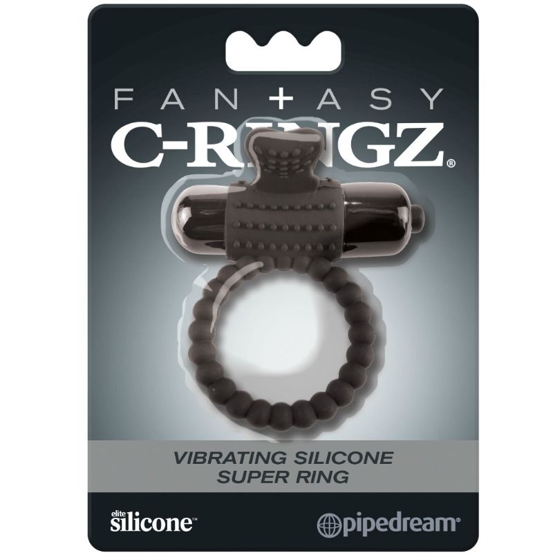 Anello Vibrante Fantasy C-Ringz Super Ring Nero