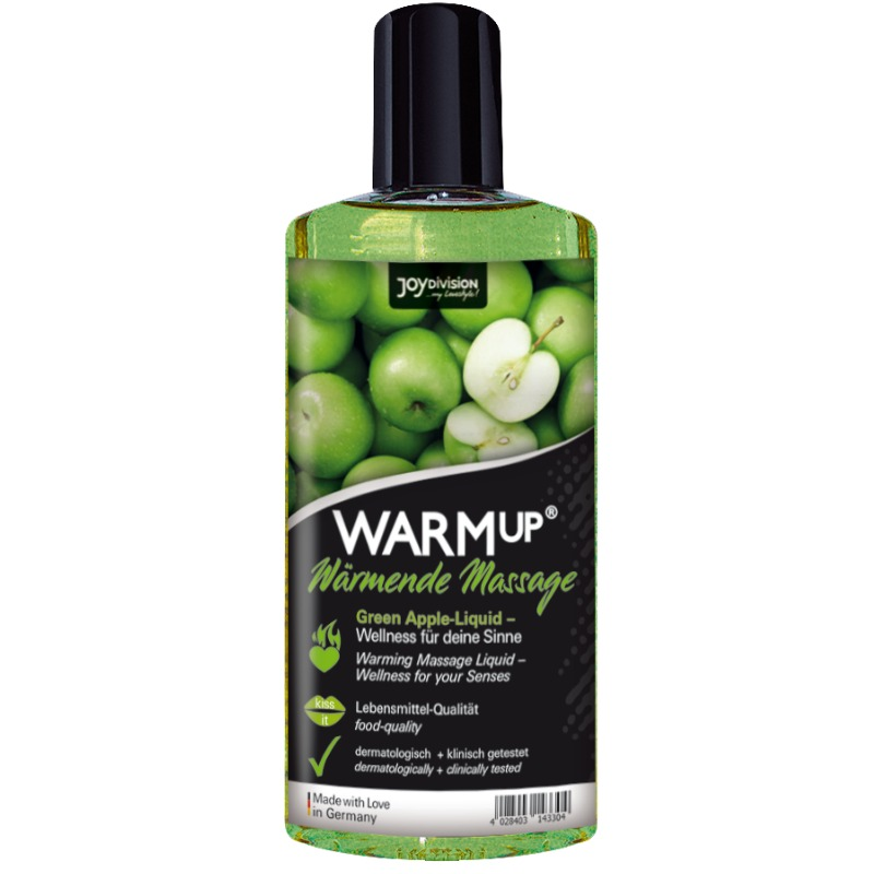 Aquaglide - olio da massaggio warmup mela verde - 150 ml