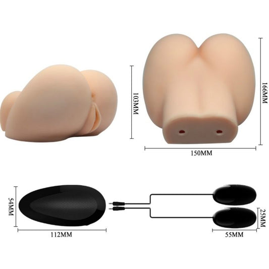 Crazy bull - ano e vagina realistici con postura vibrante 6