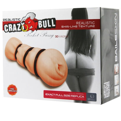 Crazy bull - manica masturbante con anelli - vagina