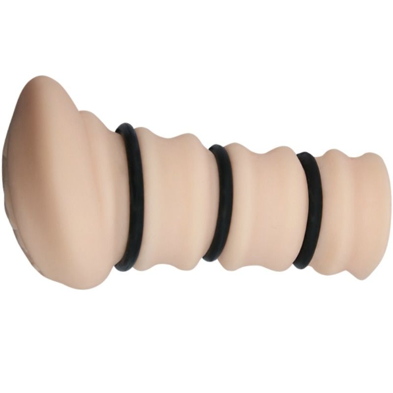 Crazy bull - manica masturbante con anelli - modello vagina 2