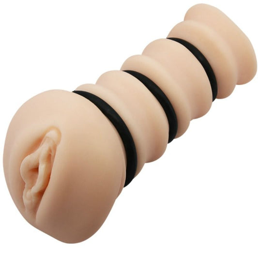 Crazy bull - manica masturbante con anelli - modello vagina 2