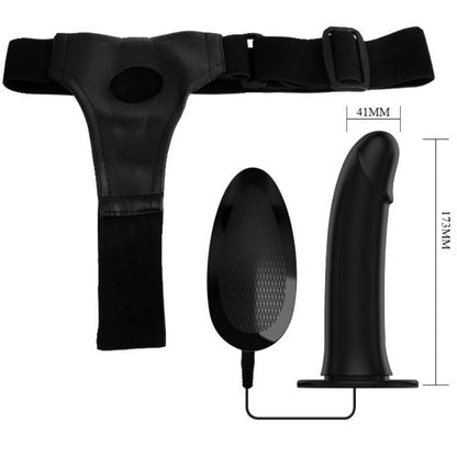 Strap-on dildo Pretty love male Vito con vibrazione 17.3 cm