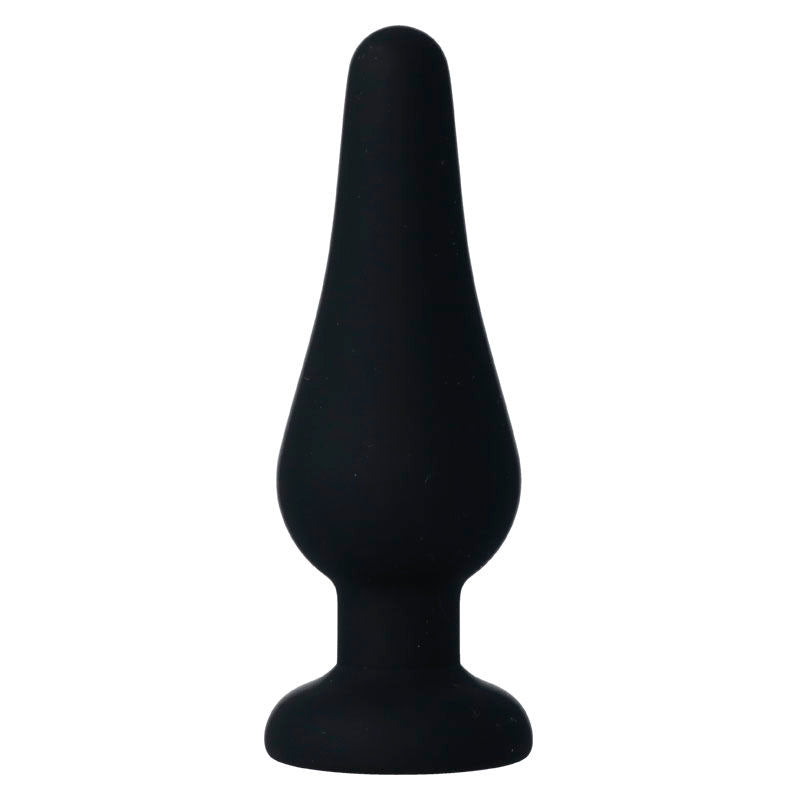 Tappo anale intenso pipo m silicone nero 11 cm