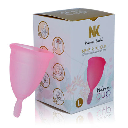 Coppetta mestruale nina cup taglia l rosa