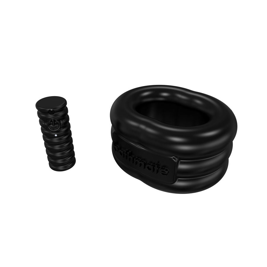 Anneau Vibrant Bathmate Vibe Ring Stretch Noir