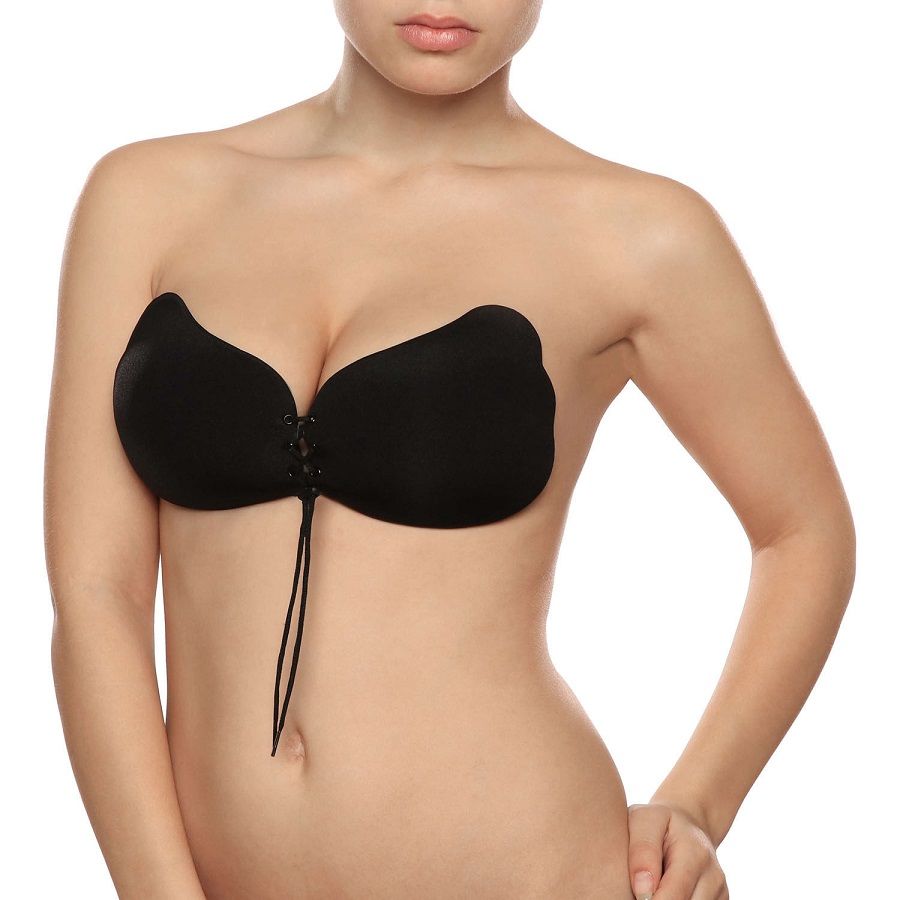 Coppa reggiseno byebra in pizzo d in nero