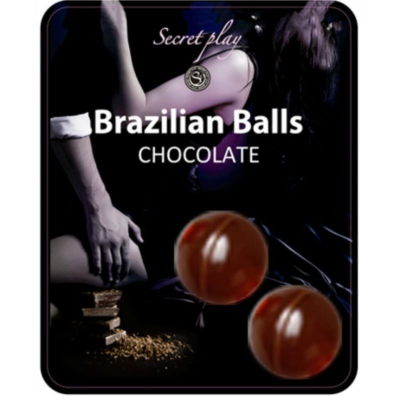 Secretplay brazilian balls chocolate set 2 palline