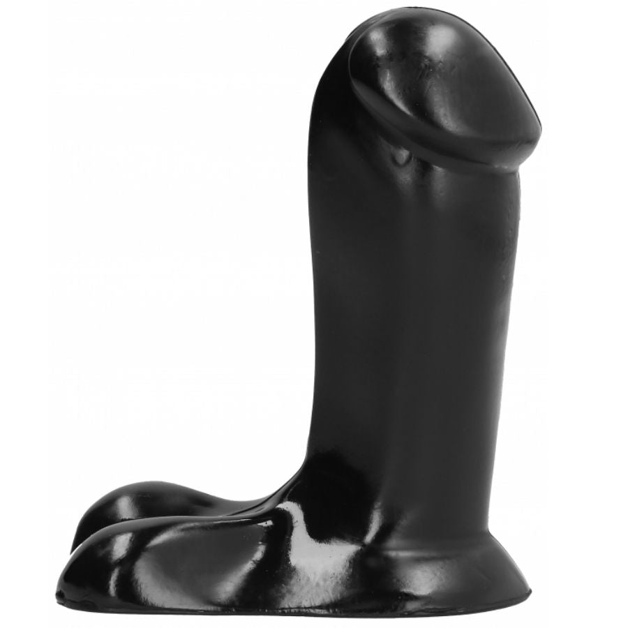 Dildo tutto nero realistico 14 cm