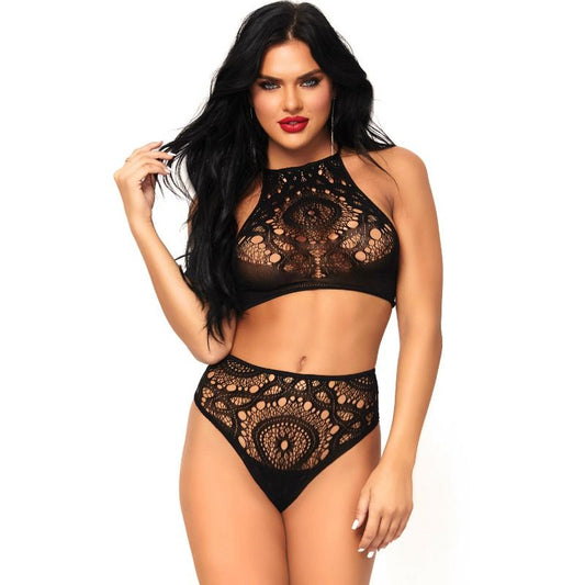 Leg avenue set 2 pezzi top e mutandine s / m