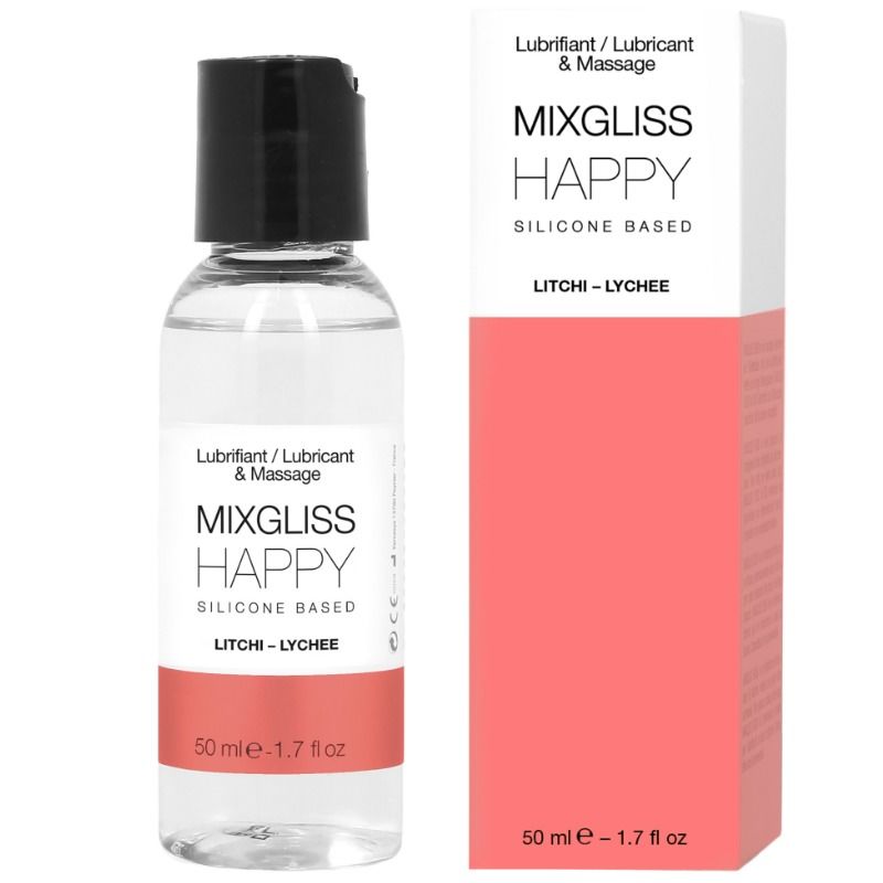 Lubrificante mixgliss happy silicone litchi 50 ml