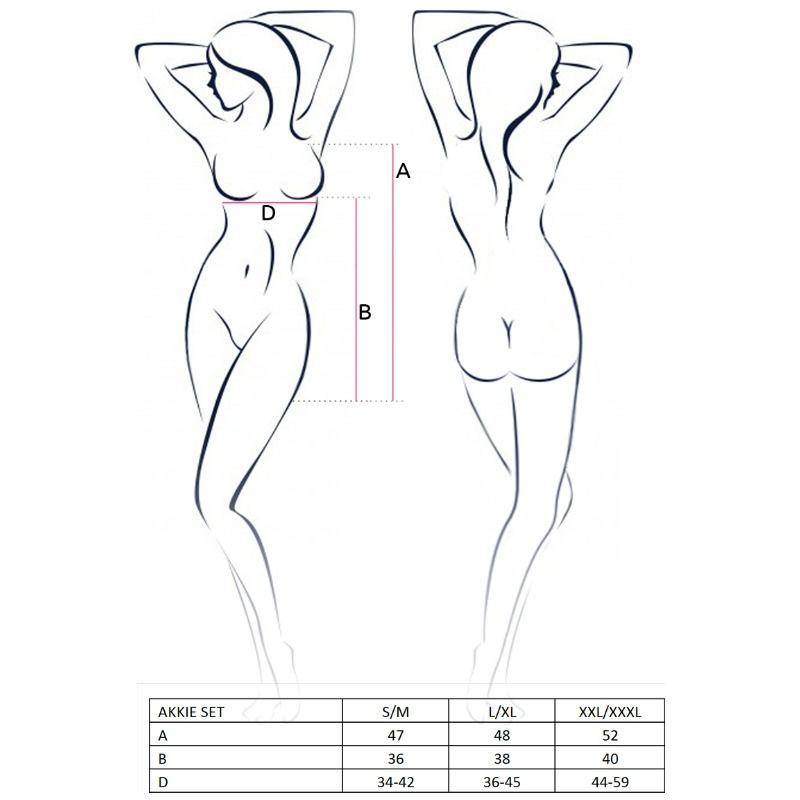 Passion woman akkie nurse costume set l / xl