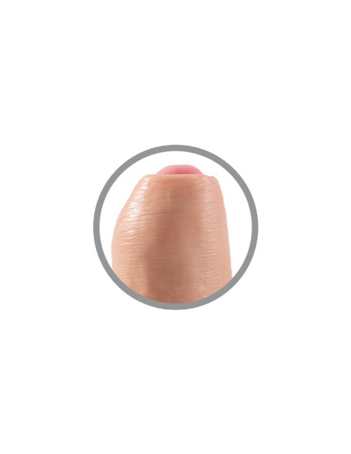 Dildo Realistico King Kock 9" Uncut Cock Color Carne