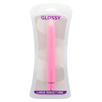 Glossy slim vibrador rosa intenso