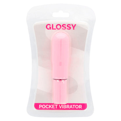 Glossy pocket vibrador rosa