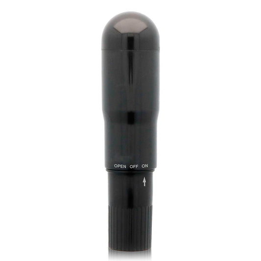 Glossy pocket vibrador negro