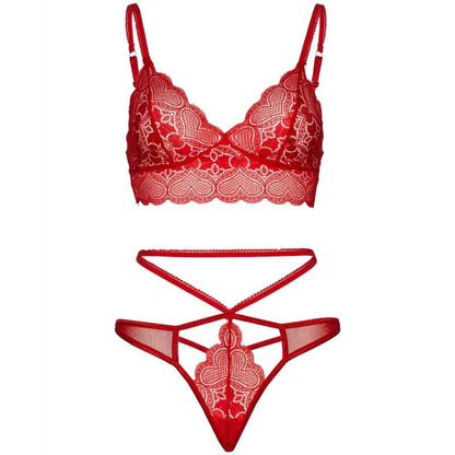 Leg avenue ensemble 2 pièces avec string double bande m / l