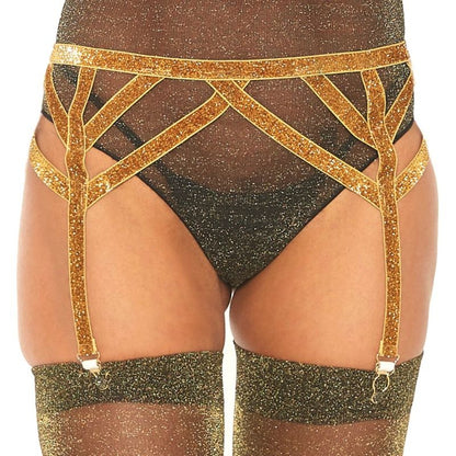 Leg avenue lurex dorato misura unica