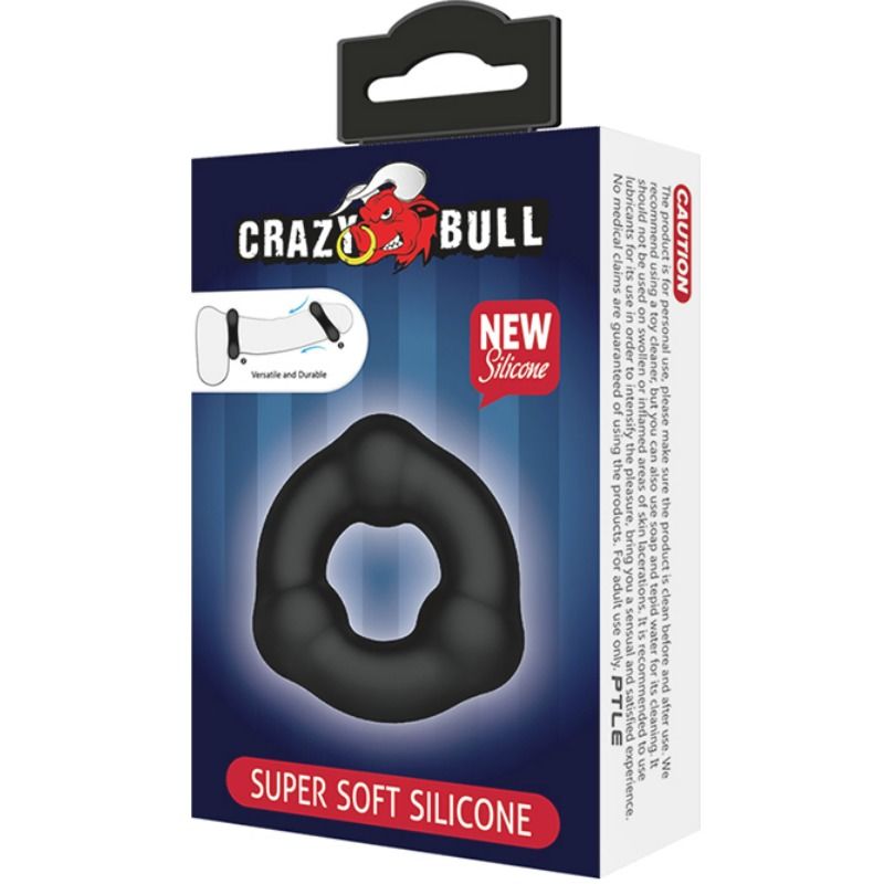 Crazy bull - anello in silicone nodulato super morbido