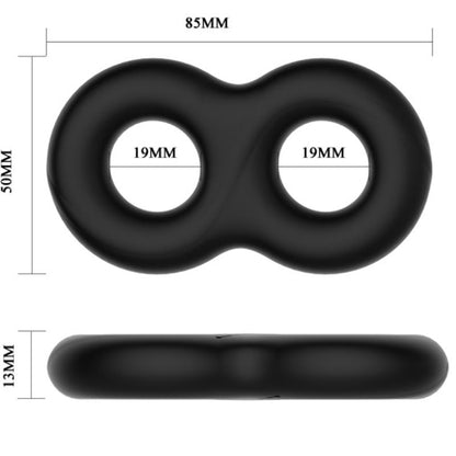Crazy Bull - anneau double en silicone super doux 2