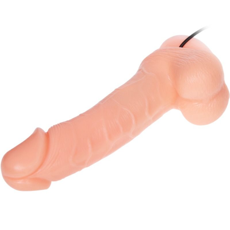 Dong dildo realistico vibracion y rotacion 20 cm