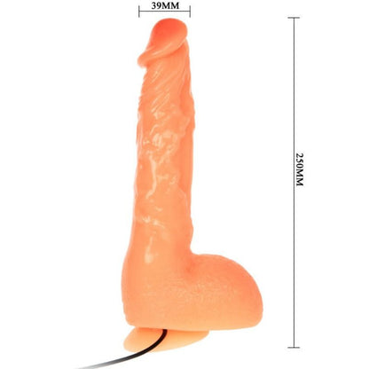Dildo Telecomandato  BAILE VIBRATORS Penis Lunghezza 25 cm Carne.