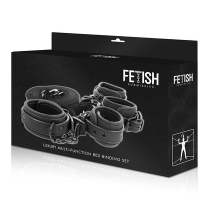 Attrezzature e corde Fetish submissive set letto polsiere e cavigliere