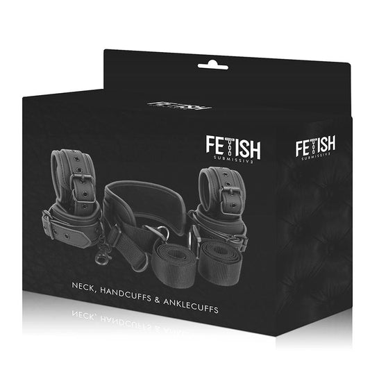Attrezzature e corde Fetish submissive posizione master con 4 manette